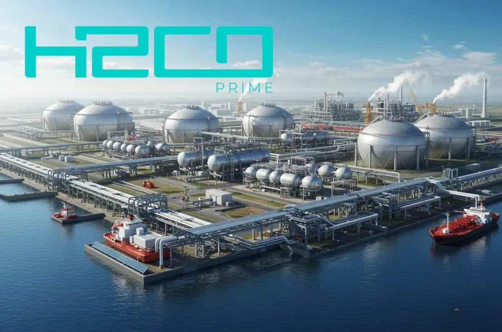 Terminal portuário de armazenamento e distribuição de hidrogênio da HECO Prime